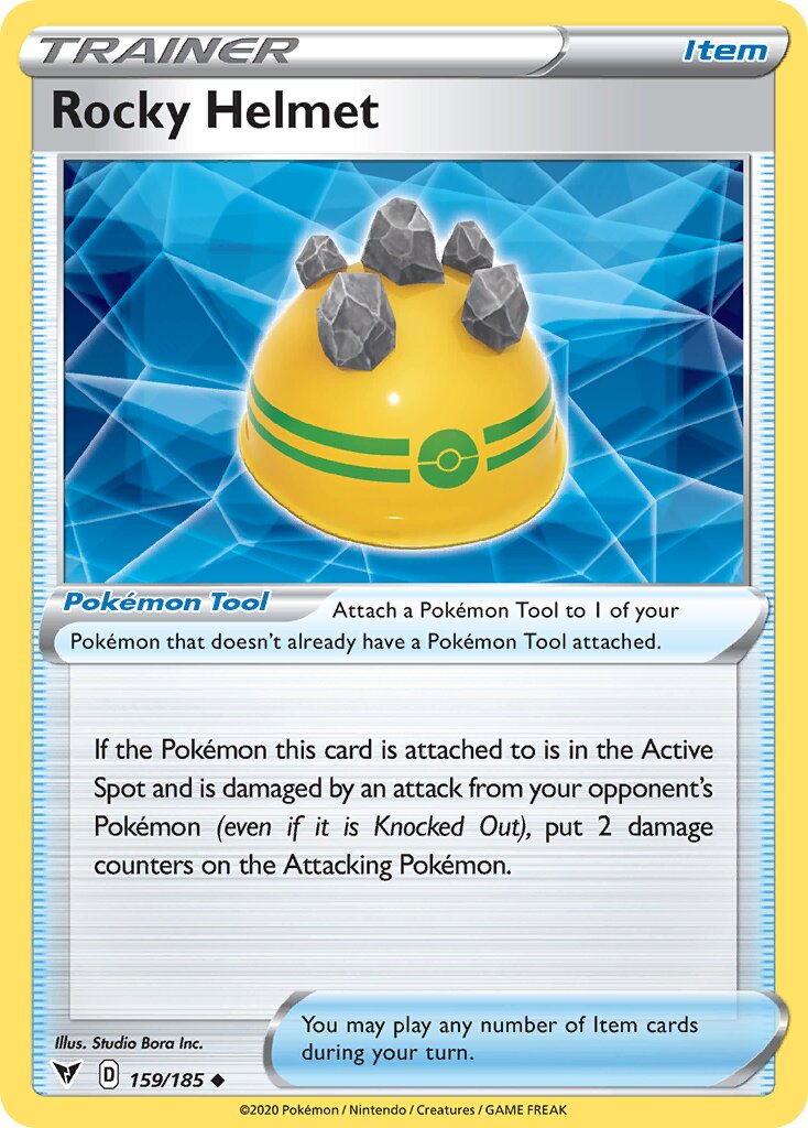 Rocky Helmet 159/185 — Vivid Voltage (English Pokémon TCG card)