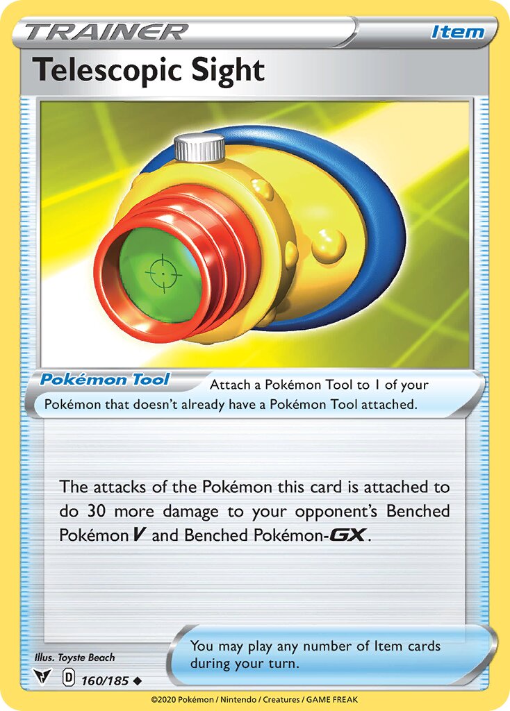 Telescopic Sight 160/185 — Vivid Voltage (English Pokémon TCG card)