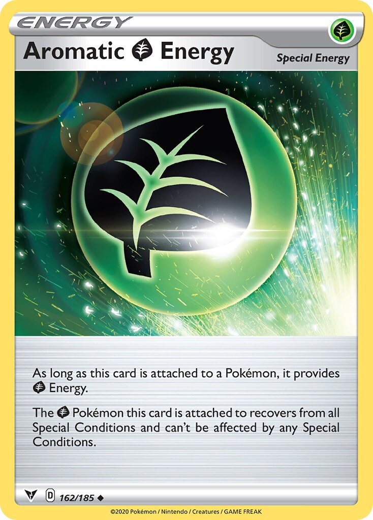 Aromatic Grass Energy 162/185 — Vivid Voltage (English Pokémon TCG card)