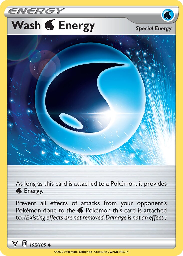 Wash Water Energy 165/185 — Vivid Voltage (English Pokémon TCG card)