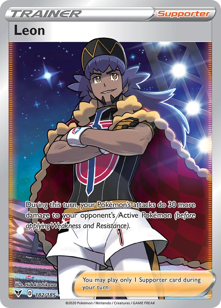 Leon 182/185 — Vivid Voltage (English Pokémon TCG card)