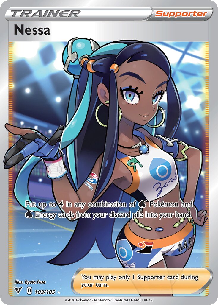 Nessa 183/185 — Vivid Voltage (English Pokémon TCG card)