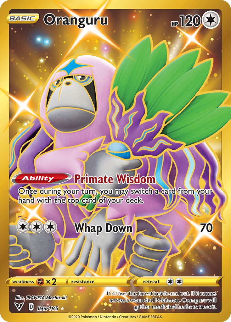 Oranguru 199/185 — Vivid Voltage (English Pokémon TCG card)