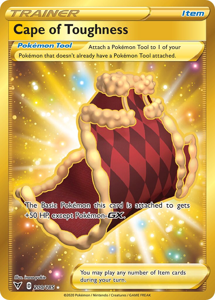 Cape of Toughness 200/185 — Vivid Voltage (English Pokémon TCG card)