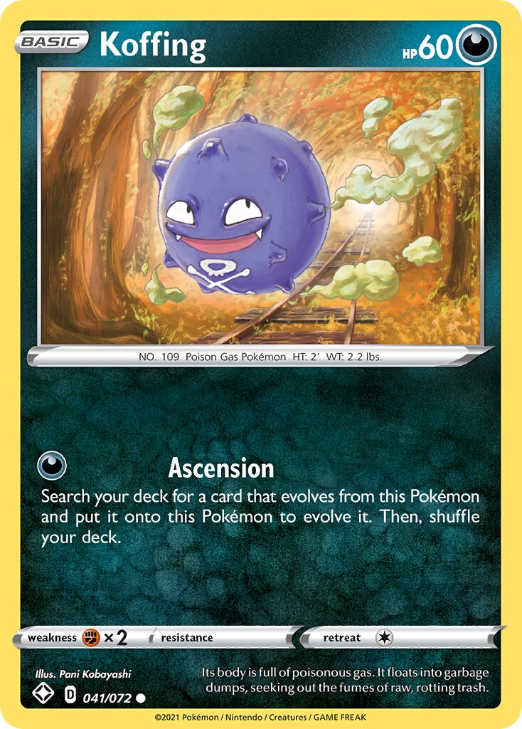 Koffing 041/195 — Shining Fates (English Pokémon TCG card)