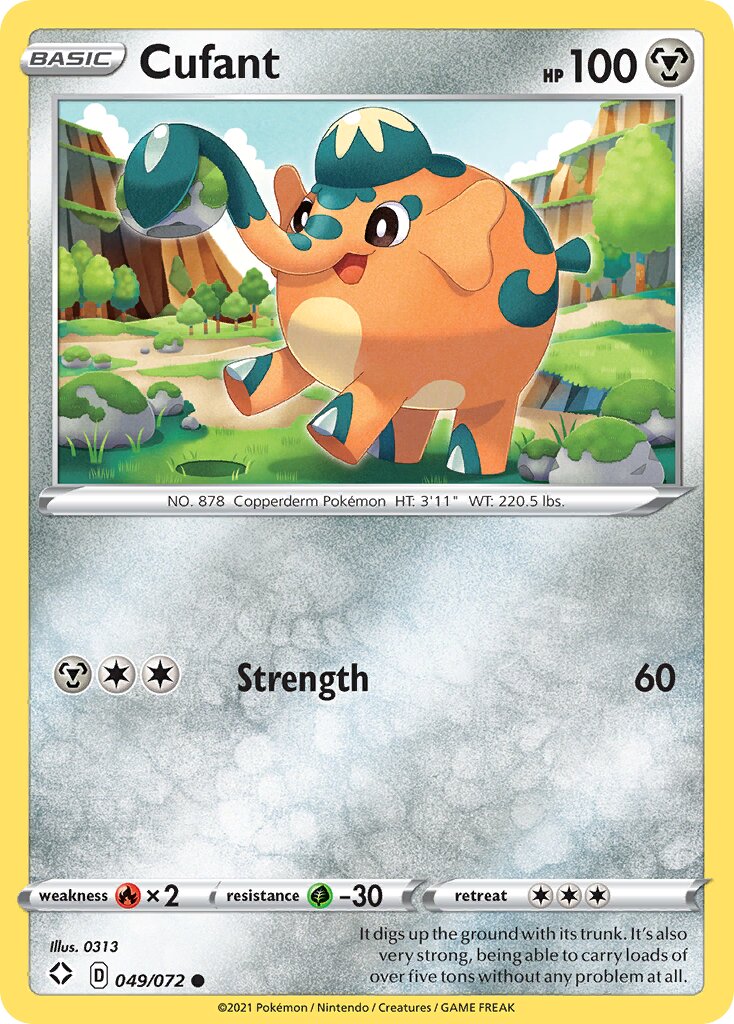 Cufant 049/195 — Shining Fates (English Pokémon TCG card)
