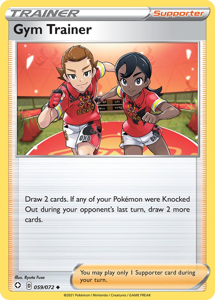 Gym Trainer 059/195 — Shining Fates (English Pokémon TCG card)