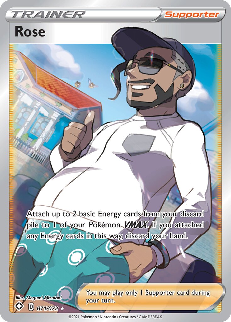 Rose 071/195 — Shining Fates (English Pokémon TCG card)