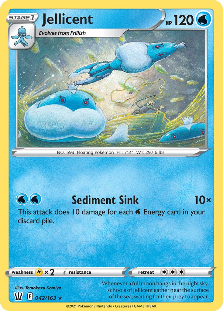 Jellicent 042/163 — Battle Styles (English Pokémon TCG card)