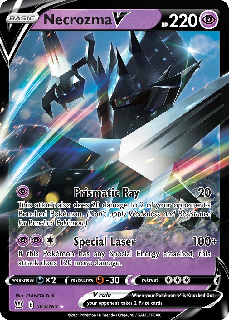 Necrozma V 063/163 — Battle Styles (English Pokémon TCG card)