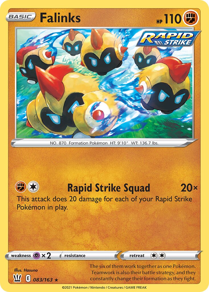 Falinks 083/163 — Battle Styles (English Pokémon TCG card)