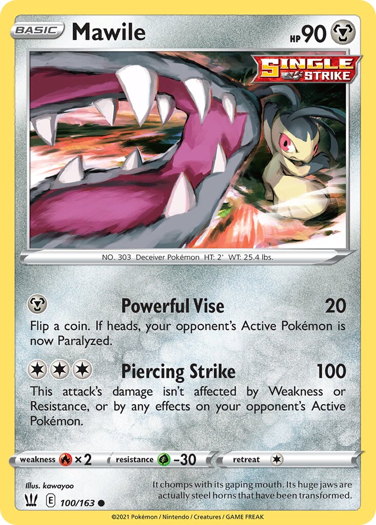 Mawile 100/163 — Battle Styles (English Pokémon TCG card)