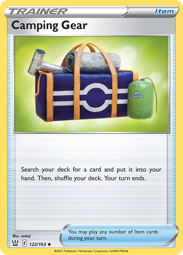 Camping Gear 122/163 — Battle Styles (English Pokémon TCG card)