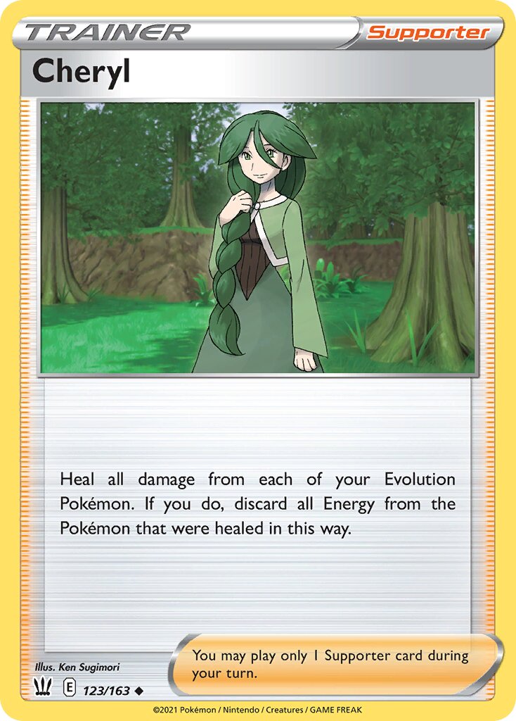 Cheryl 123/163 — Battle Styles (English Pokémon TCG card)