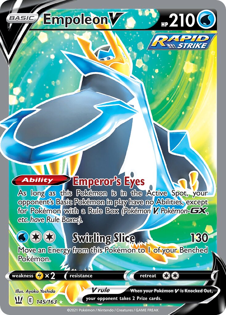 Empoleon V 145/163 — Battle Styles (English Pokémon TCG card)