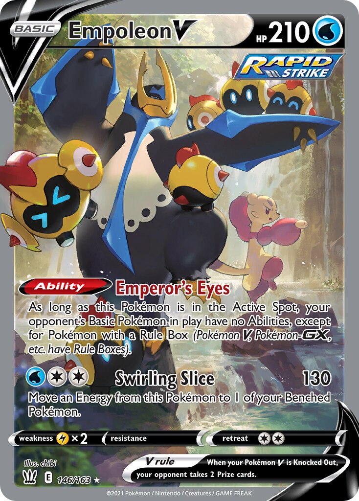 Empoleon V 146/163 — Battle Styles (English Pokémon TCG card)