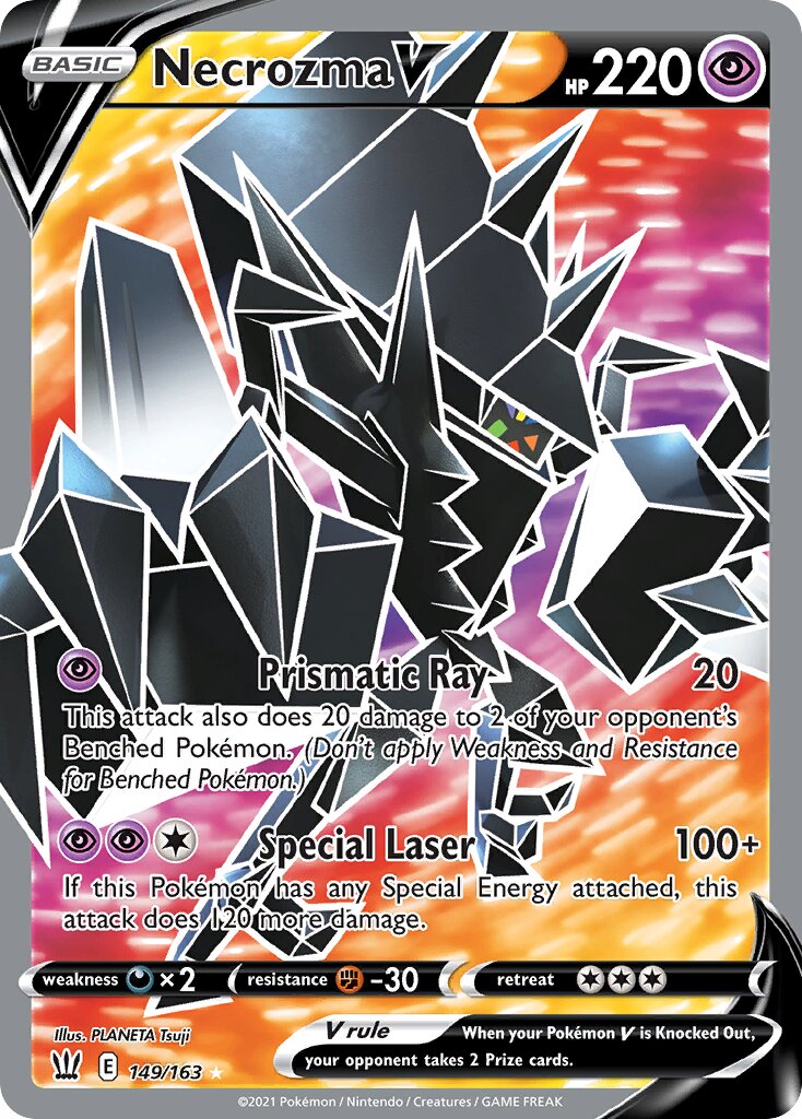 Necrozma V 149/163 — Battle Styles (English Pokémon TCG card)