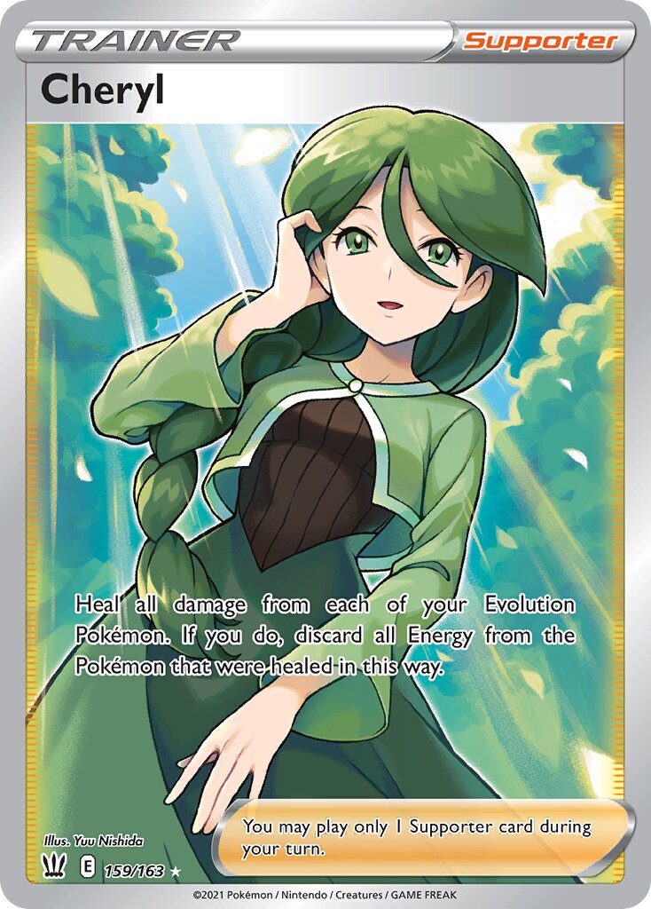 Cheryl 159/163 — Battle Styles (English Pokémon TCG card)