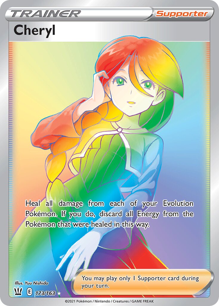 Cheryl 173/163 — Battle Styles (English Pokémon TCG card)