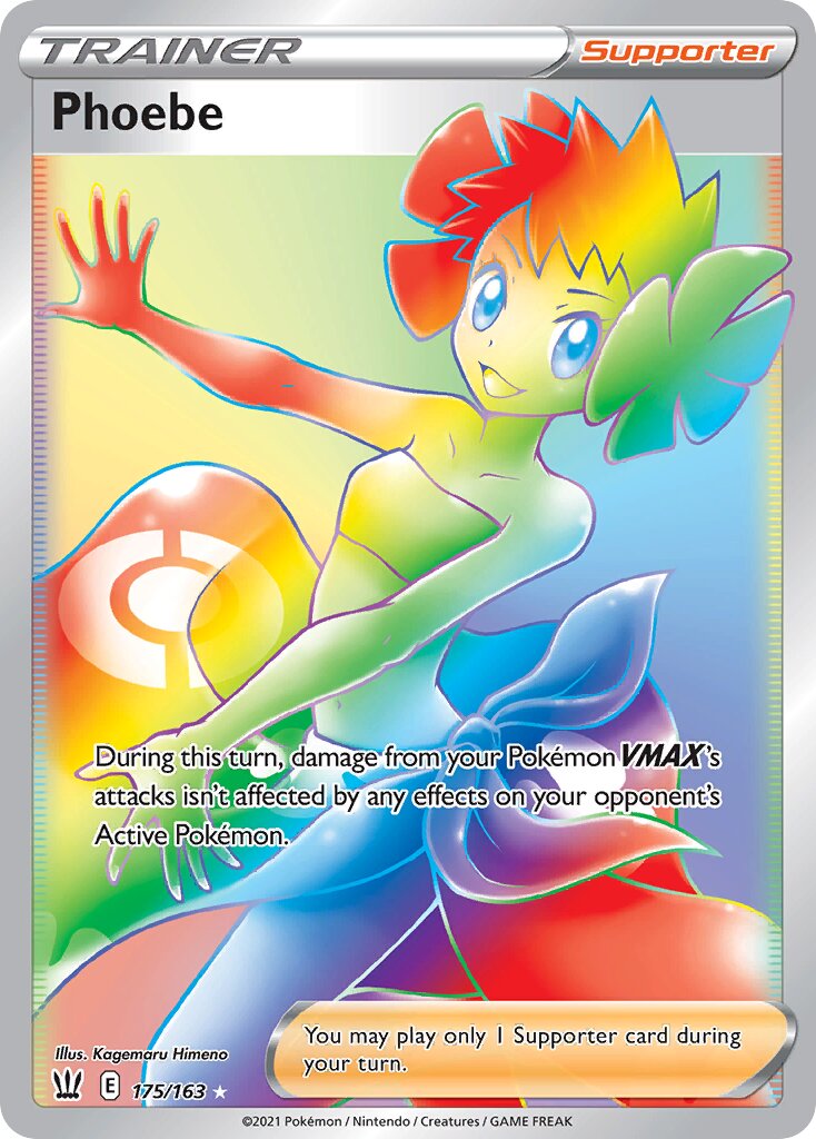 Phoebe 175/163 — Battle Styles (English Pokémon TCG card)