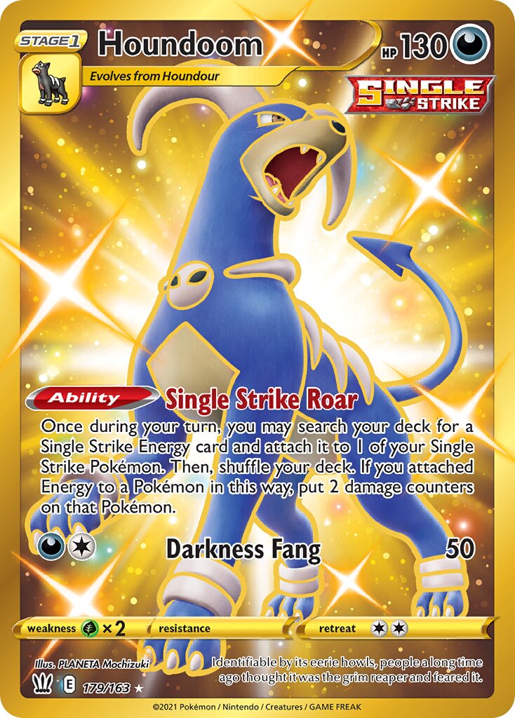 Houndoom 179/163 — Battle Styles (English Pokémon TCG card)