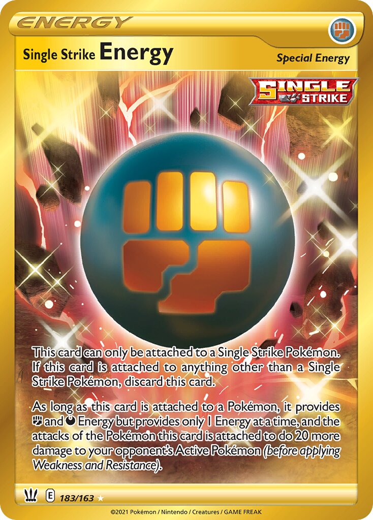 Single Strike Energy 183/163 — Battle Styles (English Pokémon TCG card)