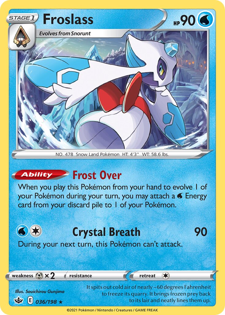 Froslass 036/198 — Chilling Reign (English Pokémon TCG card)
