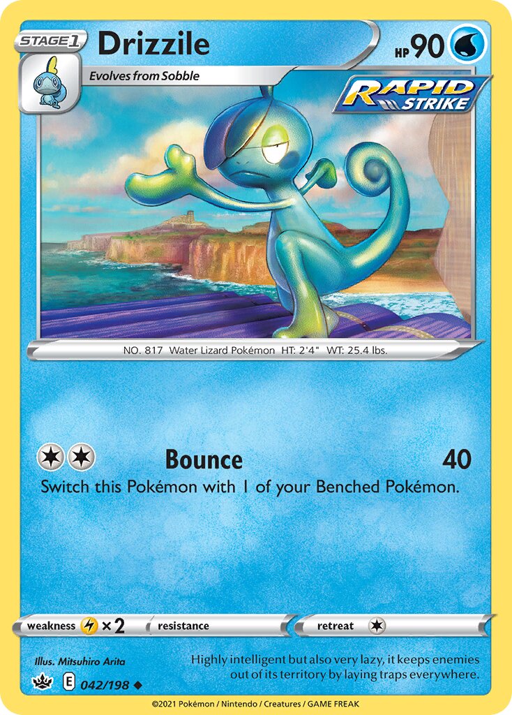 Drizzile 042/198 — Chilling Reign (English Pokémon TCG card)
