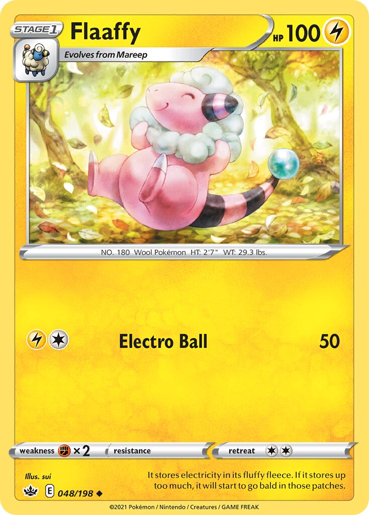 Flaaffy 048/198 — Chilling Reign (English Pokémon TCG card)