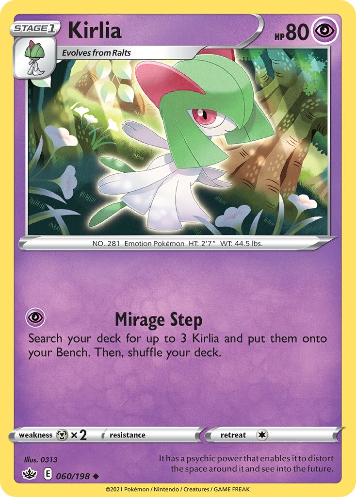 Kirlia 060/198 — Chilling Reign (English Pokémon TCG card)
