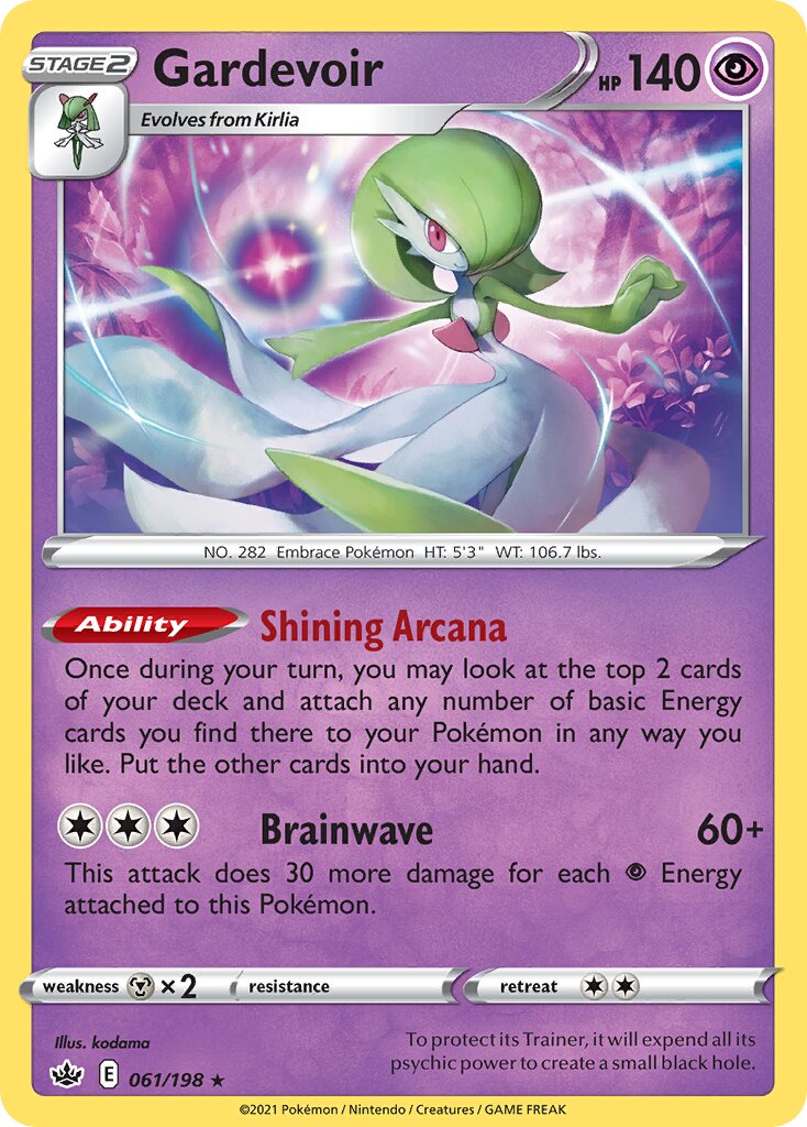 Gardevoir 061/198 — Chilling Reign (English Pokémon TCG card)
