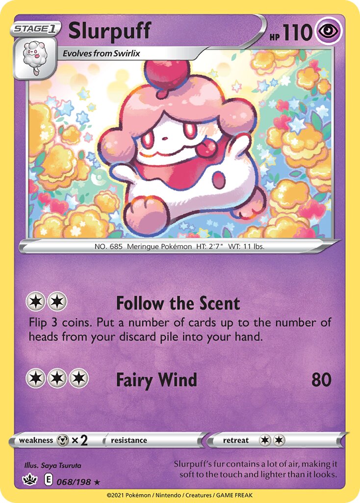 Slurpuff 068/198 — Chilling Reign (English Pokémon TCG card)