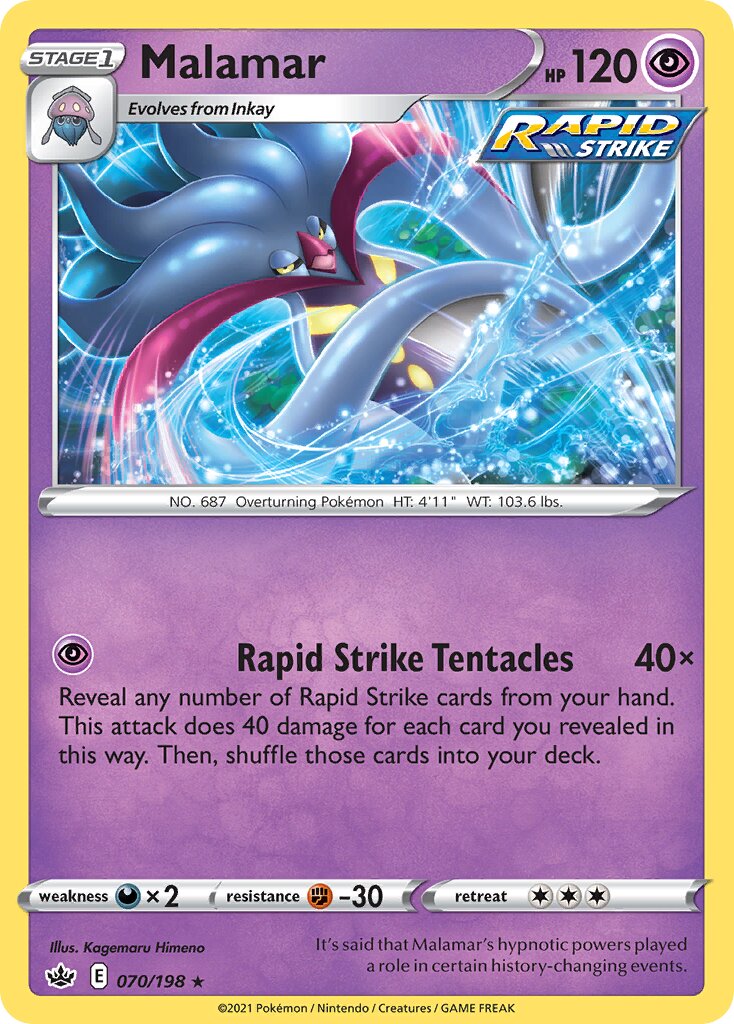 Malamar 070/198 — Chilling Reign (English Pokémon TCG card)