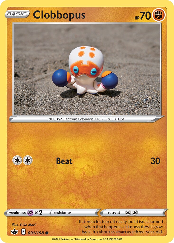 Clobbopus 091/198 — Chilling Reign (English Pokémon TCG card)