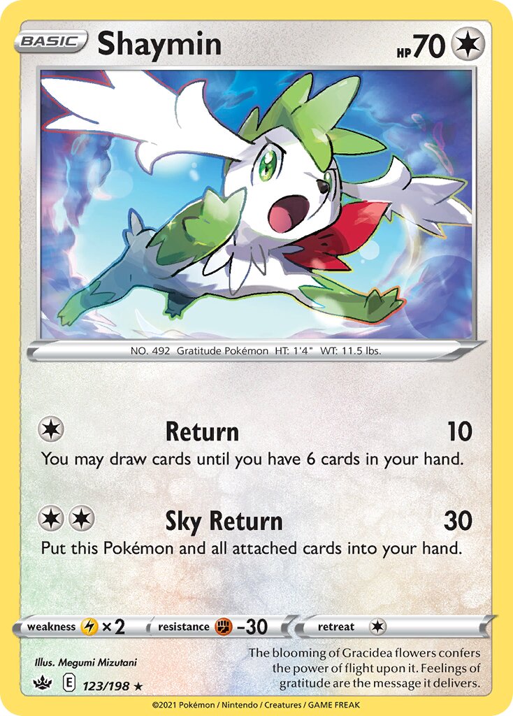 Shaymin 123/198 — Chilling Reign (English Pokémon TCG card)