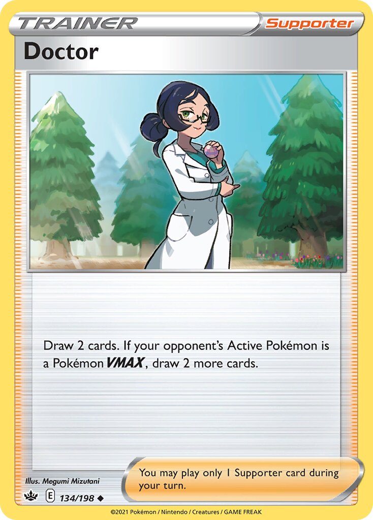 Doctor 134/198 — Chilling Reign (English Pokémon TCG card)
