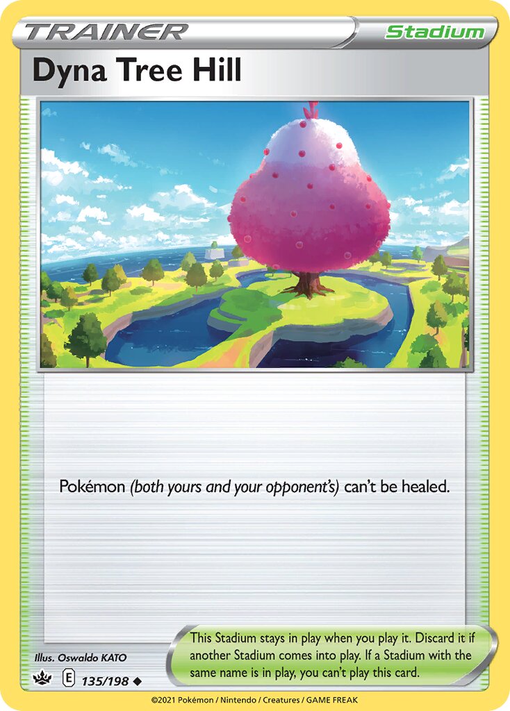 Dyna Tree Hill 135/198 — Chilling Reign (English Pokémon TCG card)