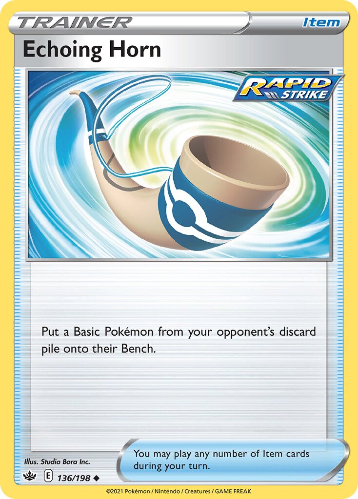 Echoing Horn 136/198 — Chilling Reign (English Pokémon TCG card)