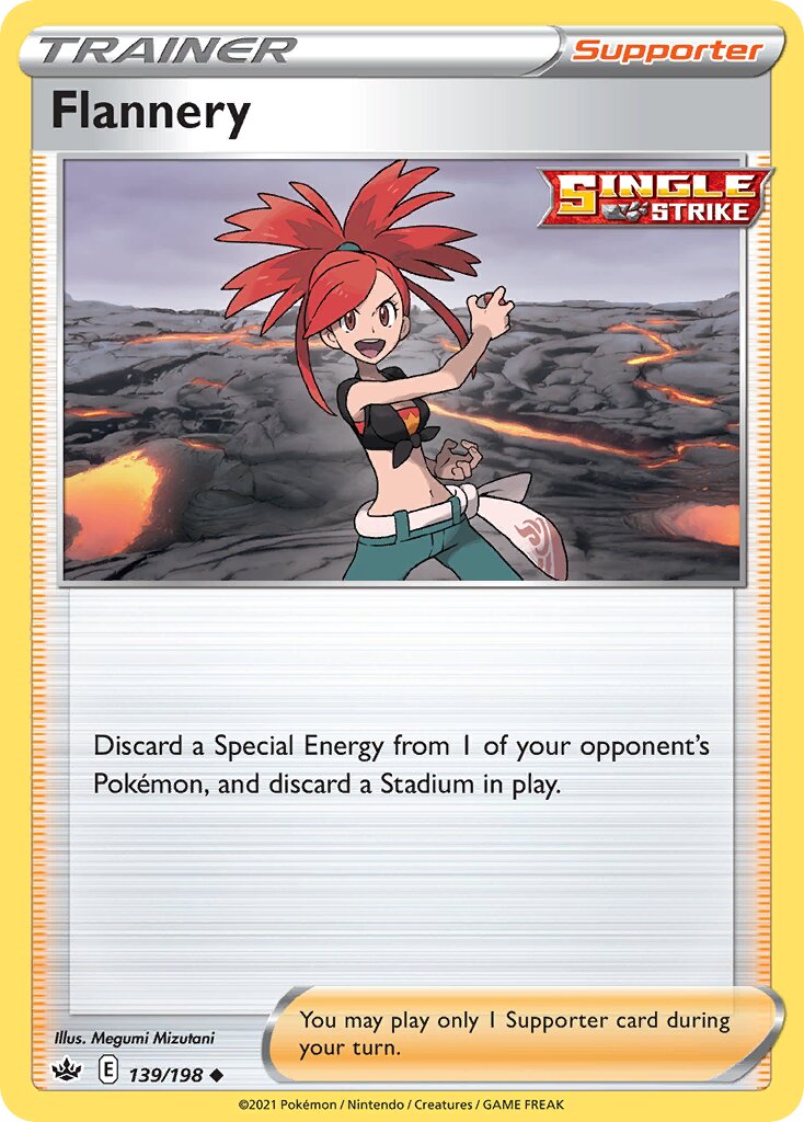 Flannery 139/198 — Chilling Reign (English Pokémon TCG card)