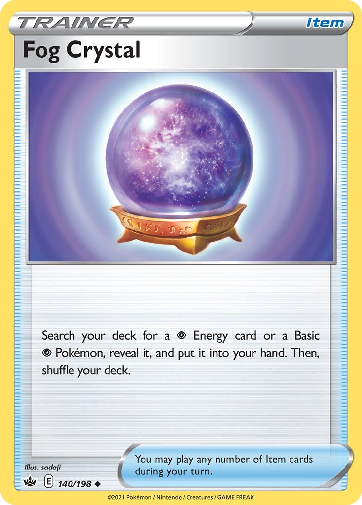Fog Crystal 140/198 — Chilling Reign (English Pokémon TCG card)