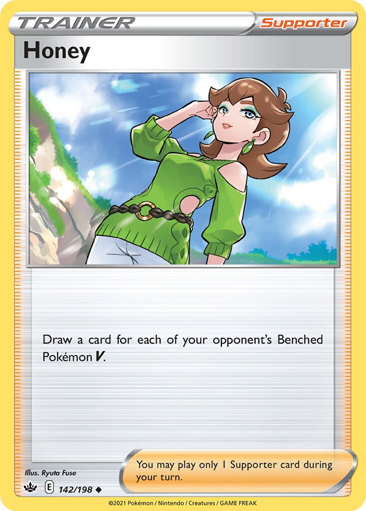 Honey 142/198 — Chilling Reign (English Pokémon TCG card)
