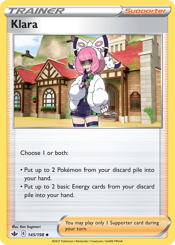 Klara 145/198 — Chilling Reign (English Pokémon TCG card)