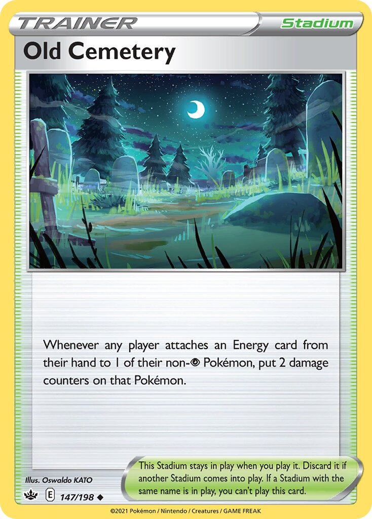 Old Cemetery 147/198 — Chilling Reign (English Pokémon TCG card)