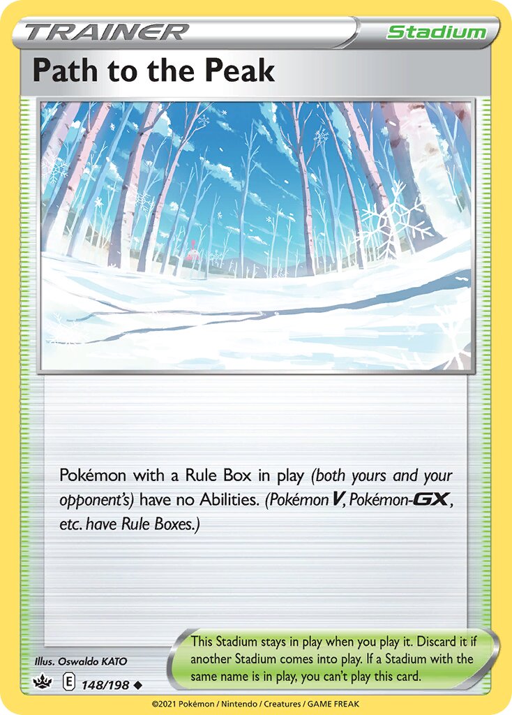 Path to the Peak 148/198 — Chilling Reign (English Pokémon TCG card)