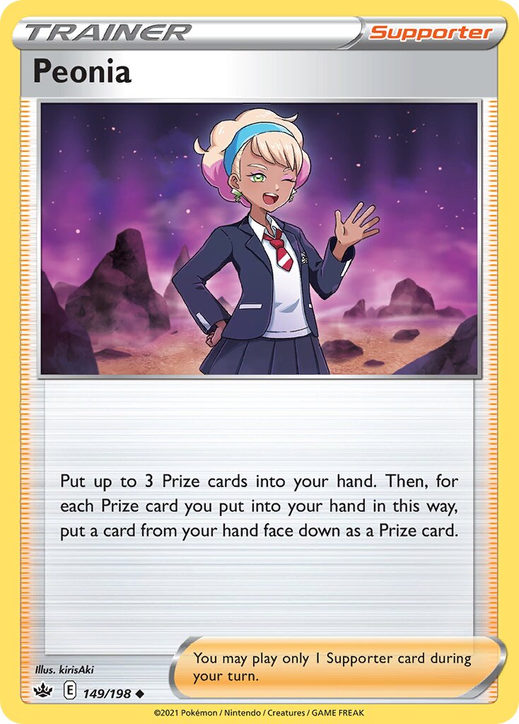Peonia 149/198 — Chilling Reign (English Pokémon TCG card)