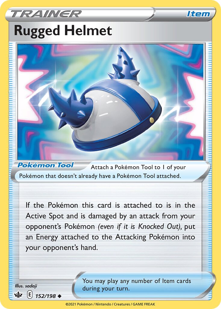 Rugged Helmet 152/198 — Chilling Reign (English Pokémon TCG card)