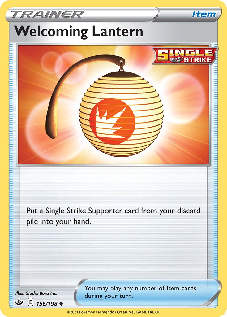 Welcoming Lantern 156/198 — Chilling Reign (English Pokémon TCG card)