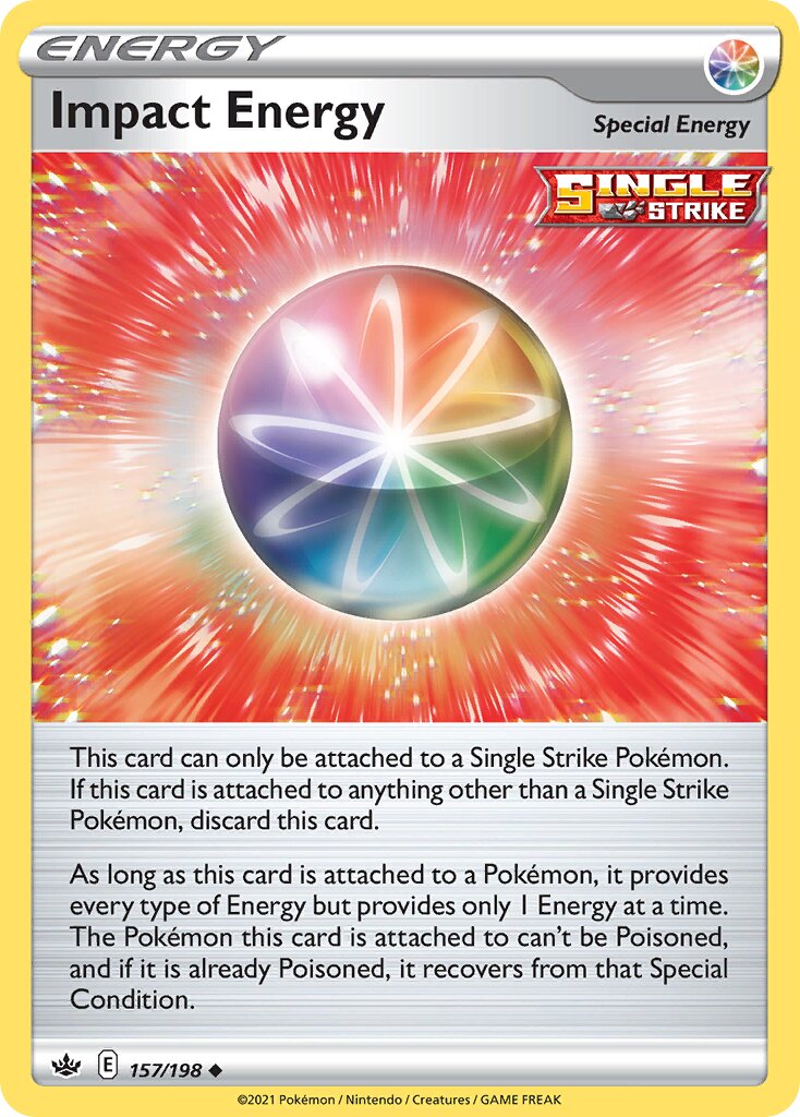 Impact Energy 157/198 — Chilling Reign (English Pokémon TCG card)