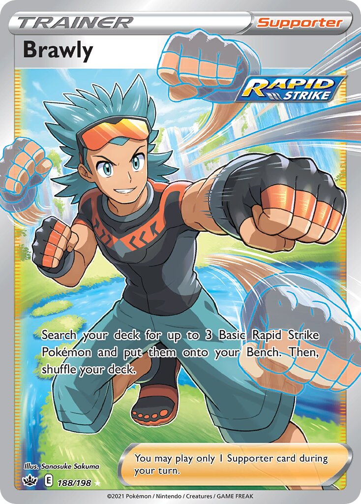 Brawly 188/198 — Chilling Reign (English Pokémon TCG card)