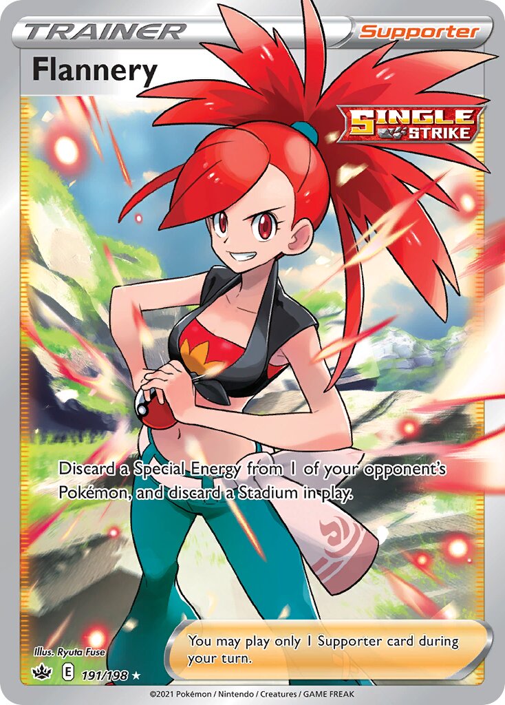 Flannery 191/198 — Chilling Reign (English Pokémon TCG card)